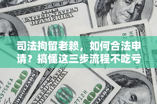 武汉司法拘留老赖，如何合法申请？搞懂这三步流程不吃亏！