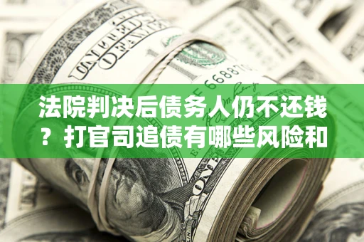 武汉法院判决后债务人仍不还钱？打官司追债有哪些风险和技巧？