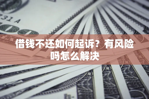 武汉借钱不还如何起诉？有风险吗怎么解决