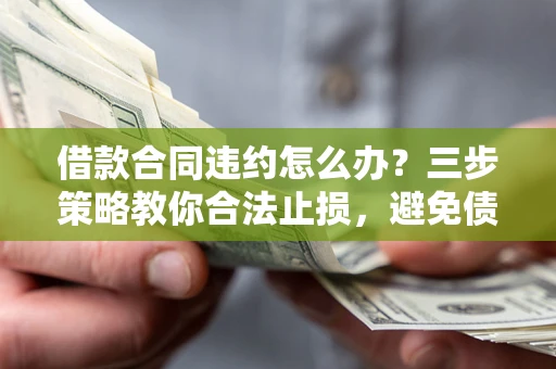 武汉借款合同违约怎么办？三步策略教你合法止损，避免债务危机升级