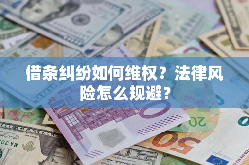 武汉借条纠纷如何维权？法律风险怎么规避？