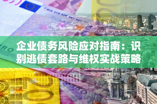 武汉企业债务风险应对指南：识别逃债套路与维权实战策略